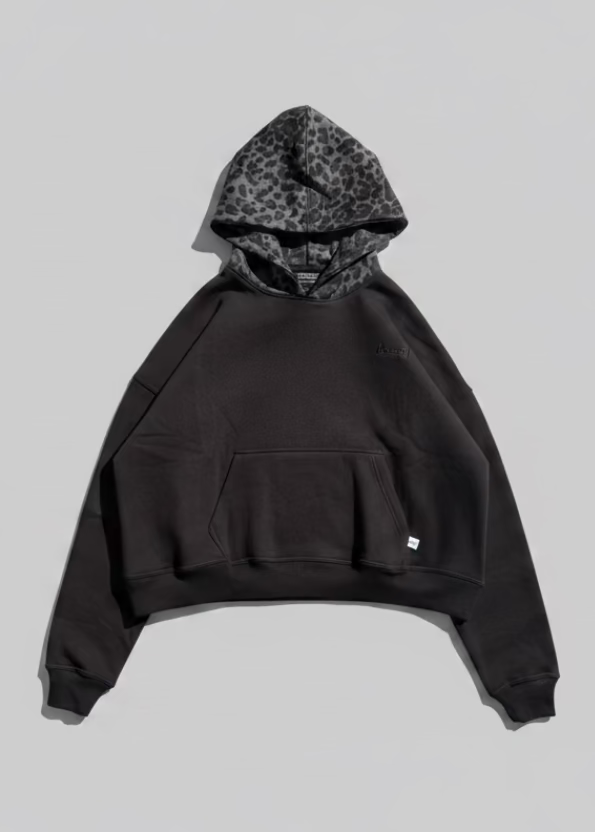 Onyx Cheetah 2 Tone Hoodie