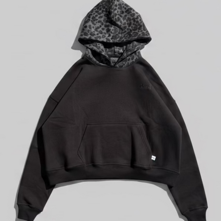 Onyx Cheetah 2 Tone Hoodie